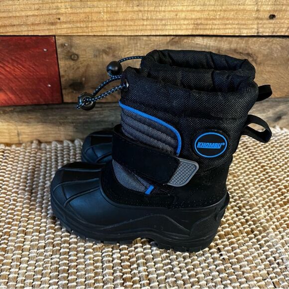 Khombu Black Snow Boots Size 6 - Picture 2 of 13